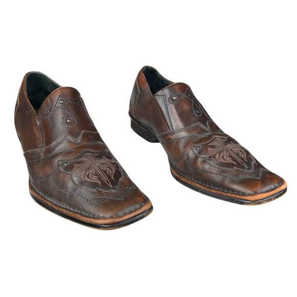 Mark Nason Lounge Men’s Brown Slip On Loafers Size US 8.5 - Picture 5 of 11